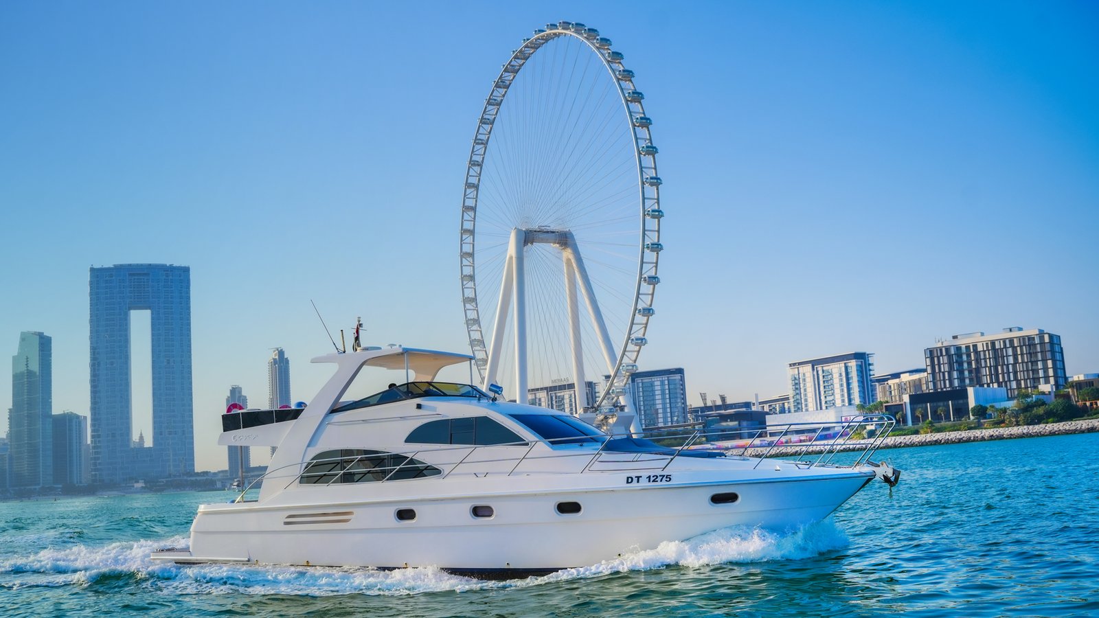 YRD Signature 55ft yacht sailing in Dubai Marina
