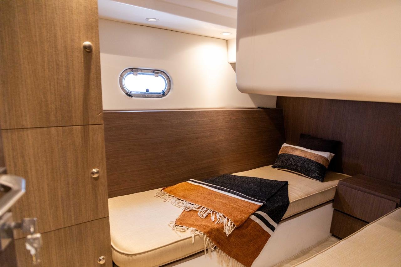 YRD Signature 48ft yacht with Dubai Marina skyline