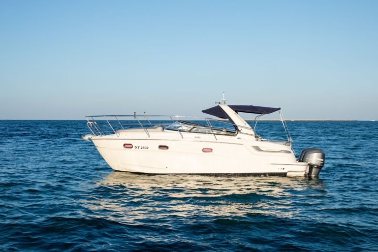Side view of YRD Prime 33ft yacht on open water