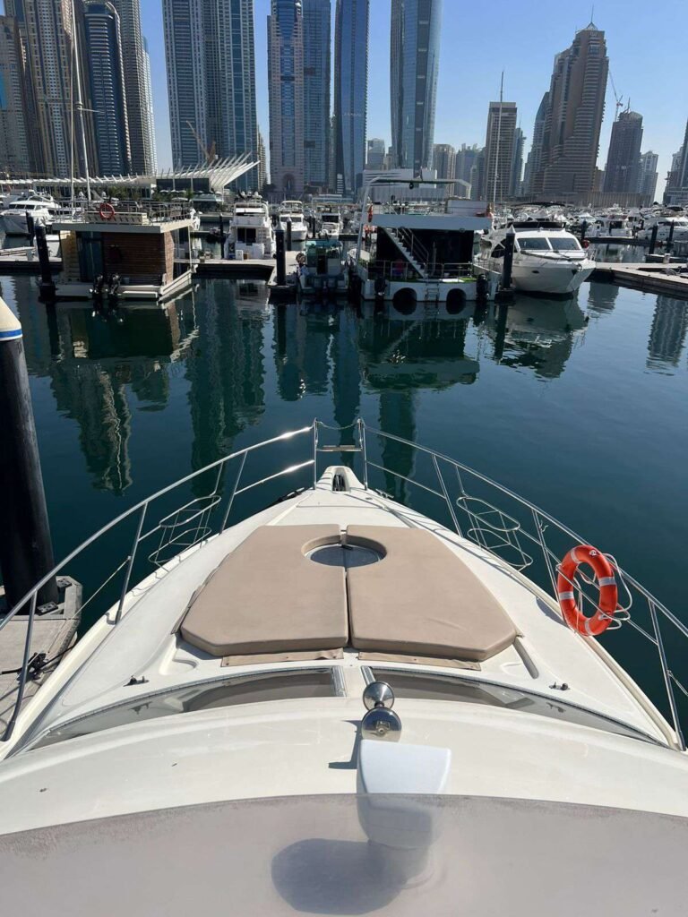 Flybridge area on YRD Signature 43ft yacht
