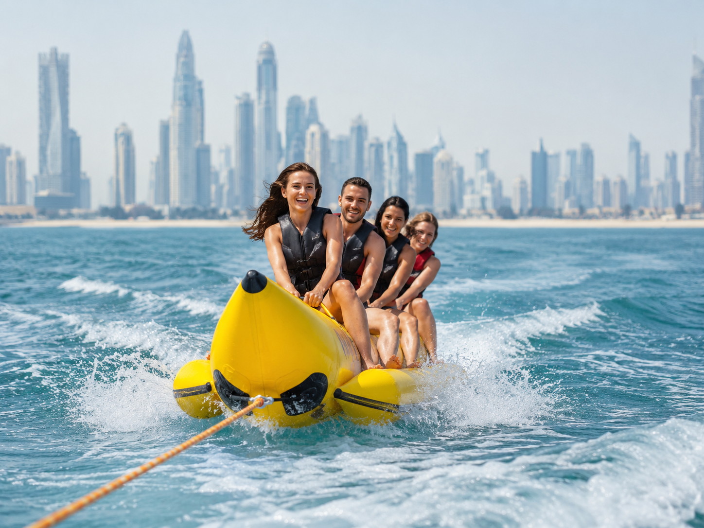 Banana boat ride Dubai